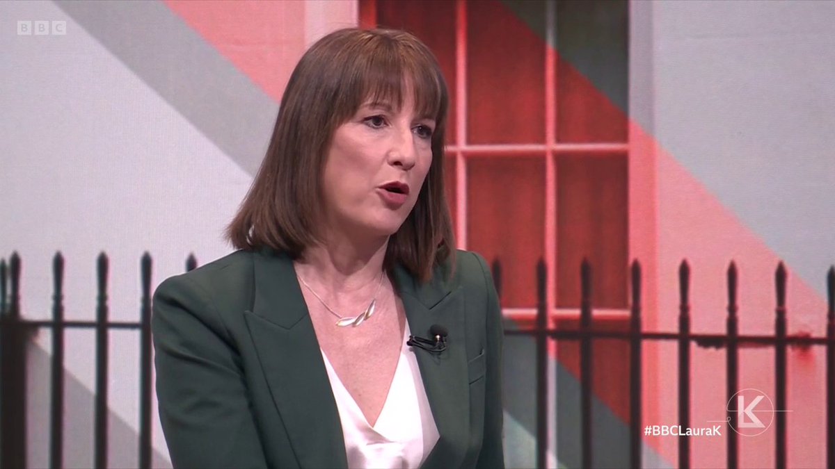 "We must give all the support possible to help people back to work" Chancellor Rachel Reeves tells #BBCLauraK that she doesn't believe there are "one in eight young people in Britain today who actually can't work"