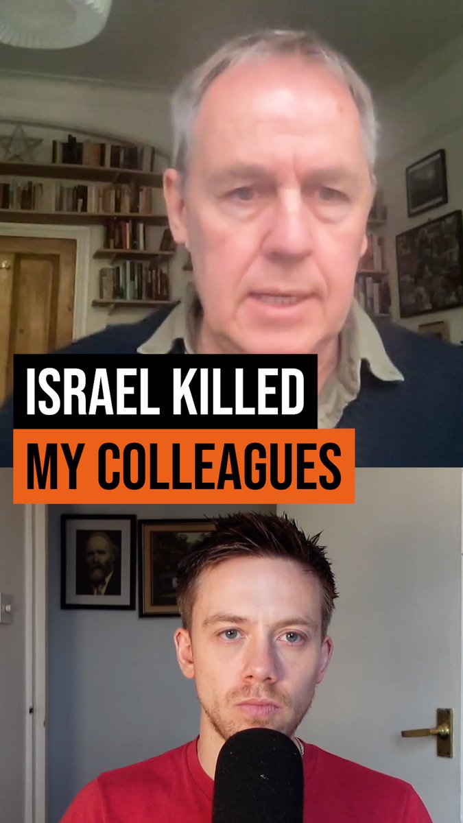 "His wife, his daughter, his son, his grandson - all killed by the Israelis". - Richard Sanders