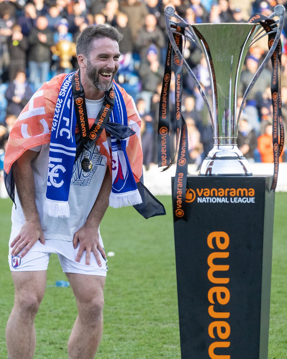 🗓️ #OTD in 2024 Chesterfield FC secured the Vanarama National League title and booked a return to the EFL #TheVanarama