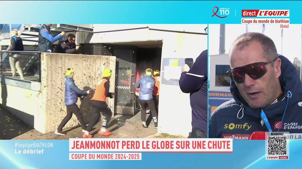 💬Stéphane Bouthiaux, directeur des équipes de France, sur la fin de la course. « Il n'y a pas eu d'obstruction, Lou tombe toute seule »