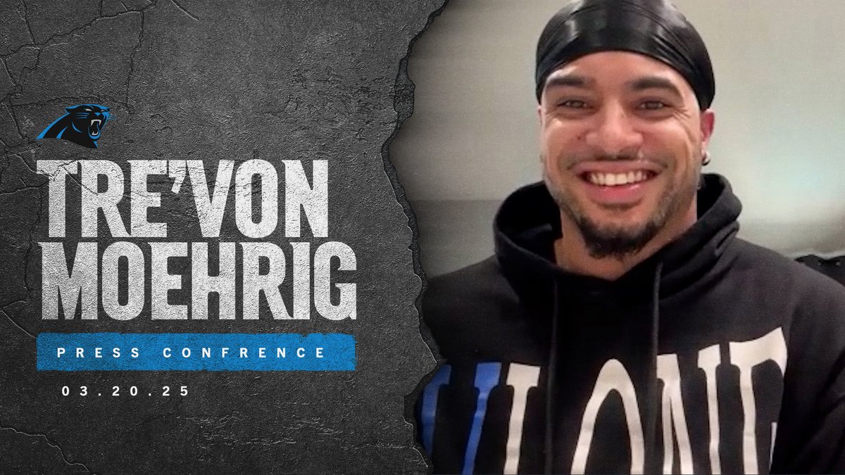 Tre'von Moehrig met with the media this week. #keeppounding