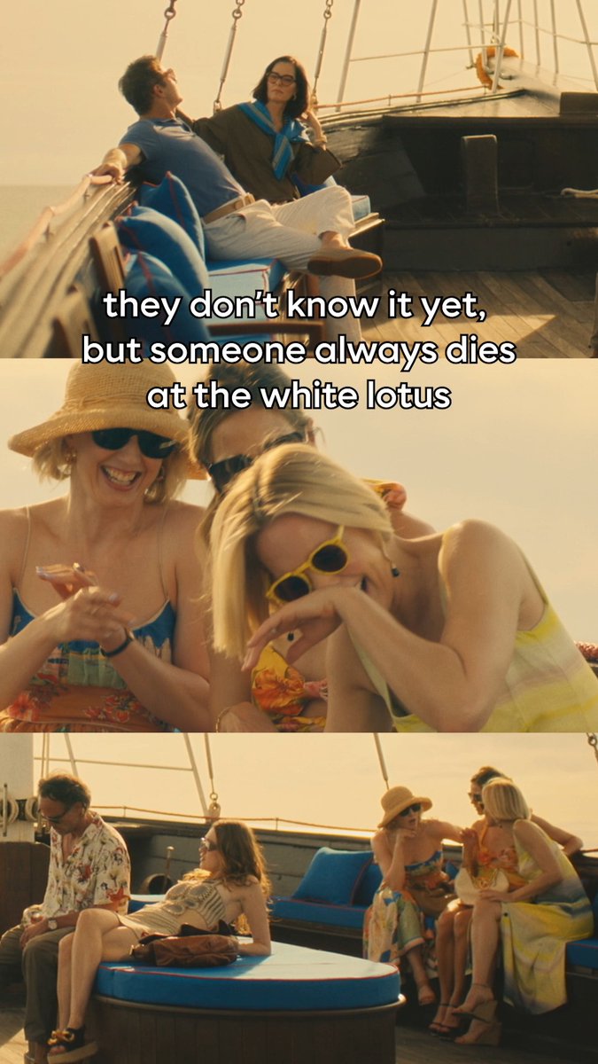 It's part of the experience. #TheWhiteLotus