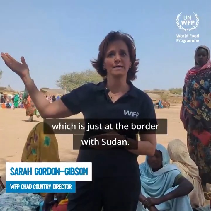 Koulbous is one of many places in #Chad along the Sudanese border where WFP is providing life-saving food and nutrition assistance to refugees. Watch as WFP's Sarah Gordon-Gibson explains from the ground.