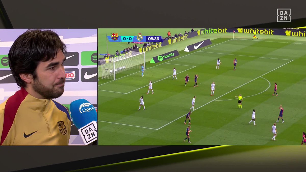 Pere Romeu, entrenador del FC Barcelona Femení, se pronuncia sobre el gol anulado 🗣️ "No es fuera de juego, claramente cambiaba la dinámica del partido" #LigaFenDAZN ⚽