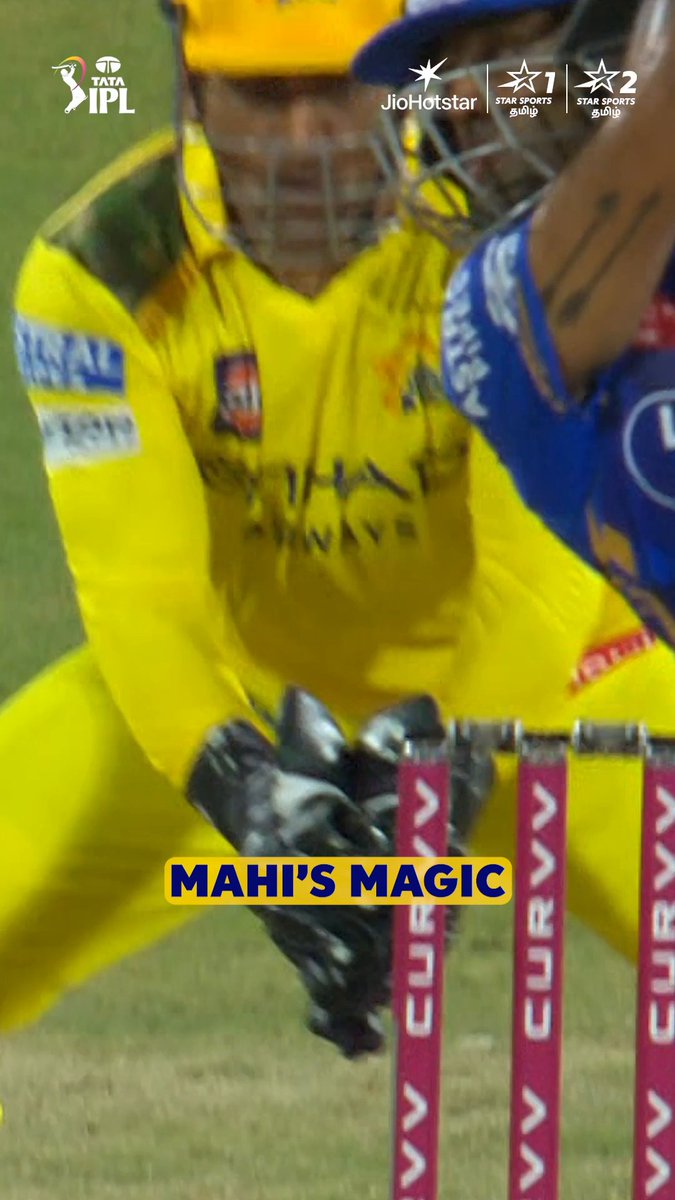 தல, தல தான் யா! 👑💯 📺 தொடர்ந்து காணுங்கள் | #TATAIPL 2025 | CSK vs MI | Star Sports தமிழ் 1, 2 &amp; JioHotstar-ல் #IPLOnJioStar