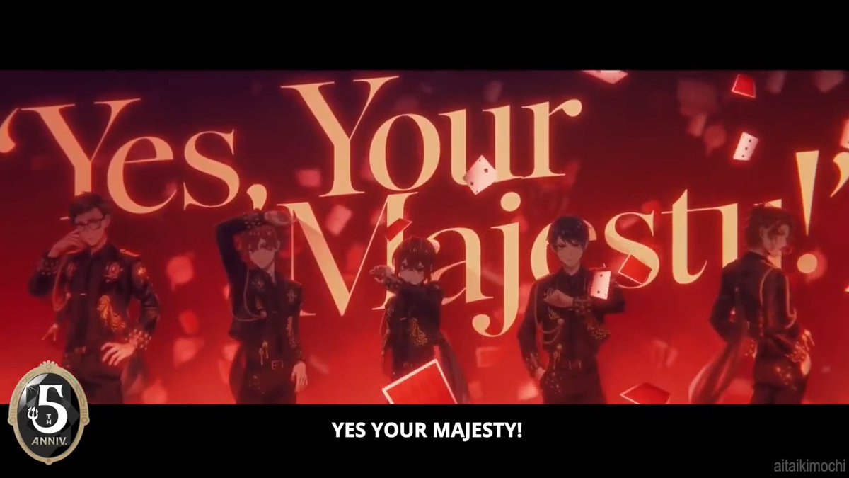 Twisted Wonderland released the full version of Heartslabyul's song "OBEDIENCE"!!! 🌹 I translated the lyrics and subbed the PV, enjoy! YES YOUR MAJESTY!❤️👑