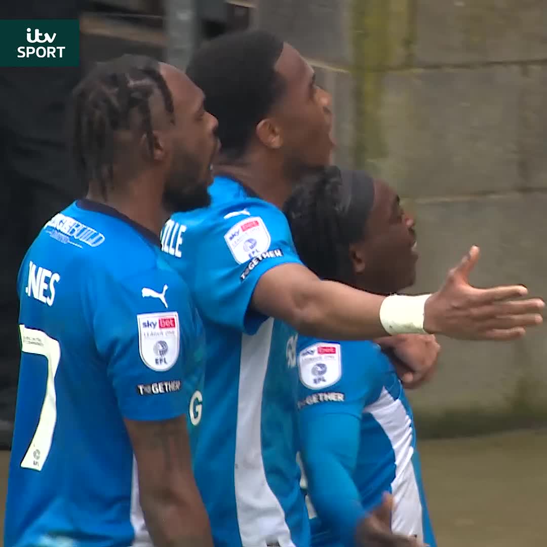 On the break ⏩ Abraham Odoh scores his first-ever Sky Bet League One goal, against his former club! Peterborough United | EFL