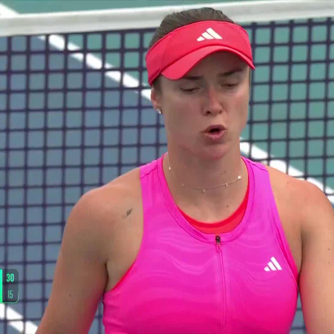 Smooth from Svitolina 😮💨 Elina Monfils | #MiamiOpen
