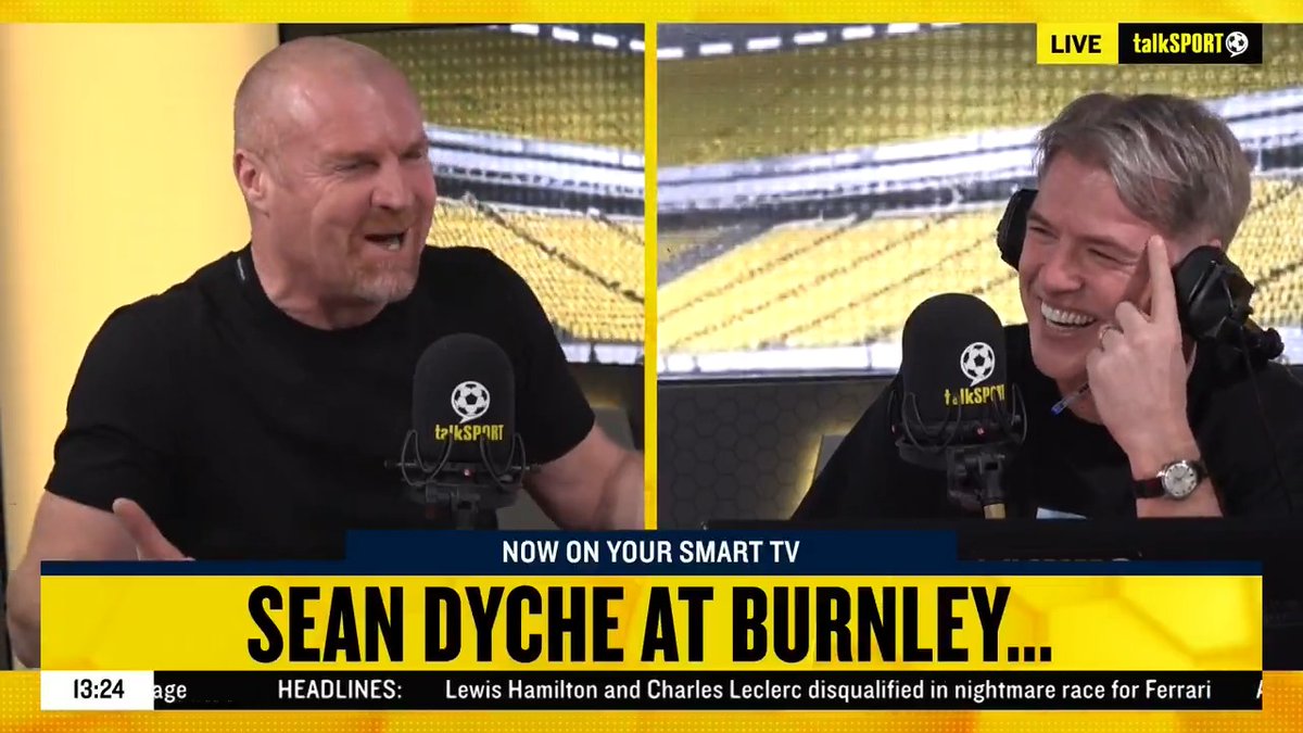 "I got off the bus and this fella goes, 'Aye, arr there Dyche, why aren’t you buying us two centre-forwards?' 'Mate, what with?! A bag of chips?!' 🍟😂 Don't miss 'Sean Dyche Speaks to Jonny Owen', available from midnight wherever you get your podcasts. 🎙️🔥