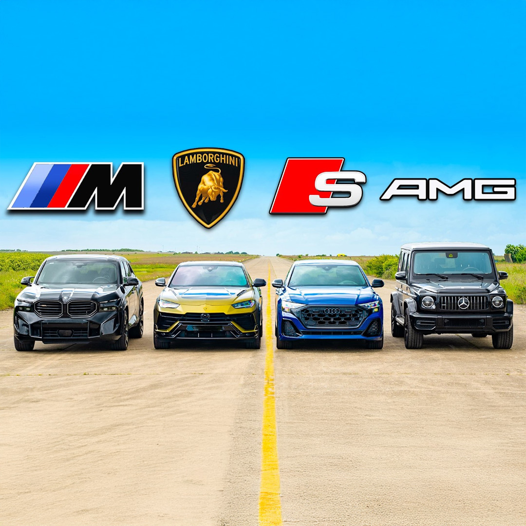 666hp Urus v 653hp XM v 585hp G63 v 507hp SQ8 🔥