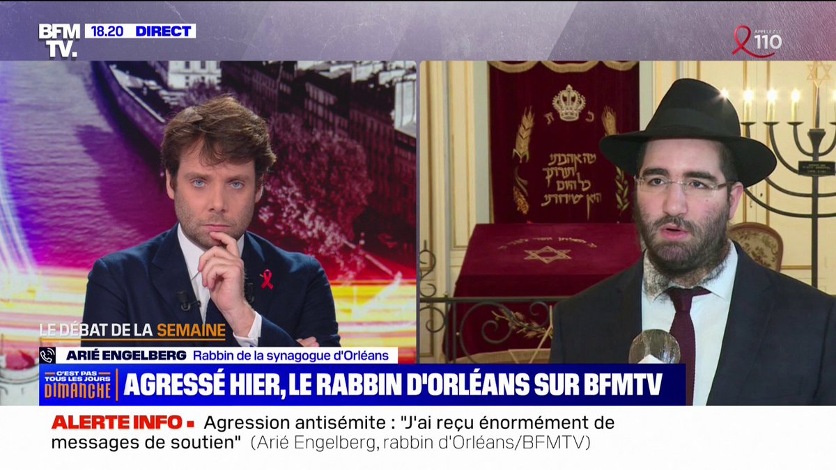 Arié Engelberg, rabbin agressé à Orléans: "Je continuerai à marcher avec fierté, à exprimer mon judaïsme avec fierté"