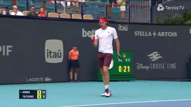 Poetry in motion 😍 Miami Open | #MiamiOpen | Stefanos Tsitsipas