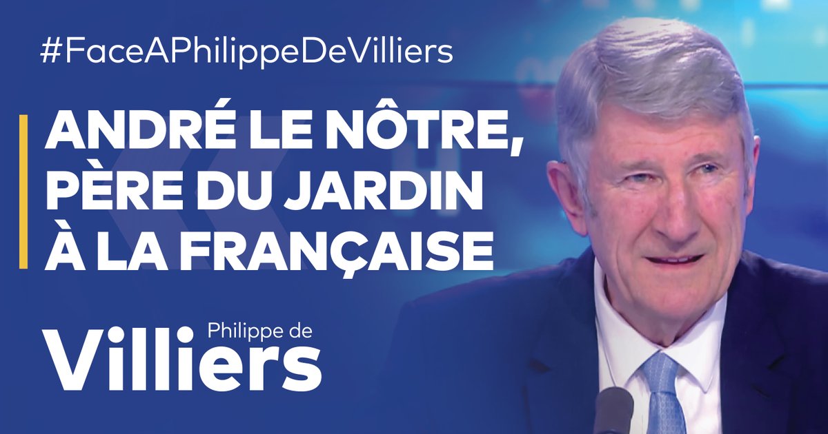 🎙️André Le Nôtre, le père du jardin à la française. 🔗Emission complète : #FaceAPhilippeDeVilliers #FADV #CNews