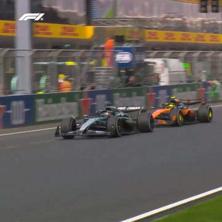 George makes a bold move but back comes Lando 💪 #F1 #ChineseGP