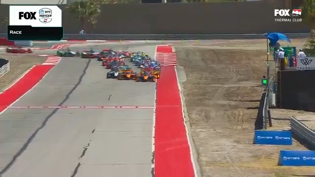GREEN FLAG! WE ARE #INDYCAR RACING ON FOX!