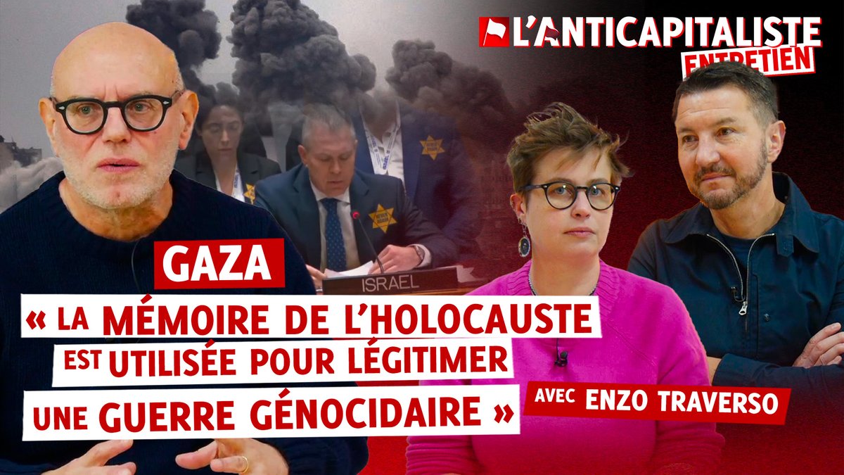 🗣️ "La mise en rapport entre le 7 octobre et l'Holocauste est non seulement discutable et problématique d'un point de vue historique, mais elle est inacceptable d'un point de vue politique" Entretien complet avec Enzo Traverso 👉