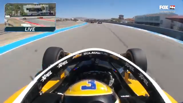 Here's what happened between Devlin Defrancesco and Scott McLaughlin. #INDYCAR