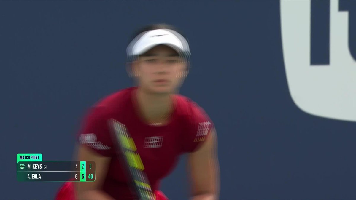 BIGGEST WIN OF HER CAREER! 👏 Alexandra Eala defeats Keys 6-4, 6-2 and will face Badosa in the next round! #MiamiOpen