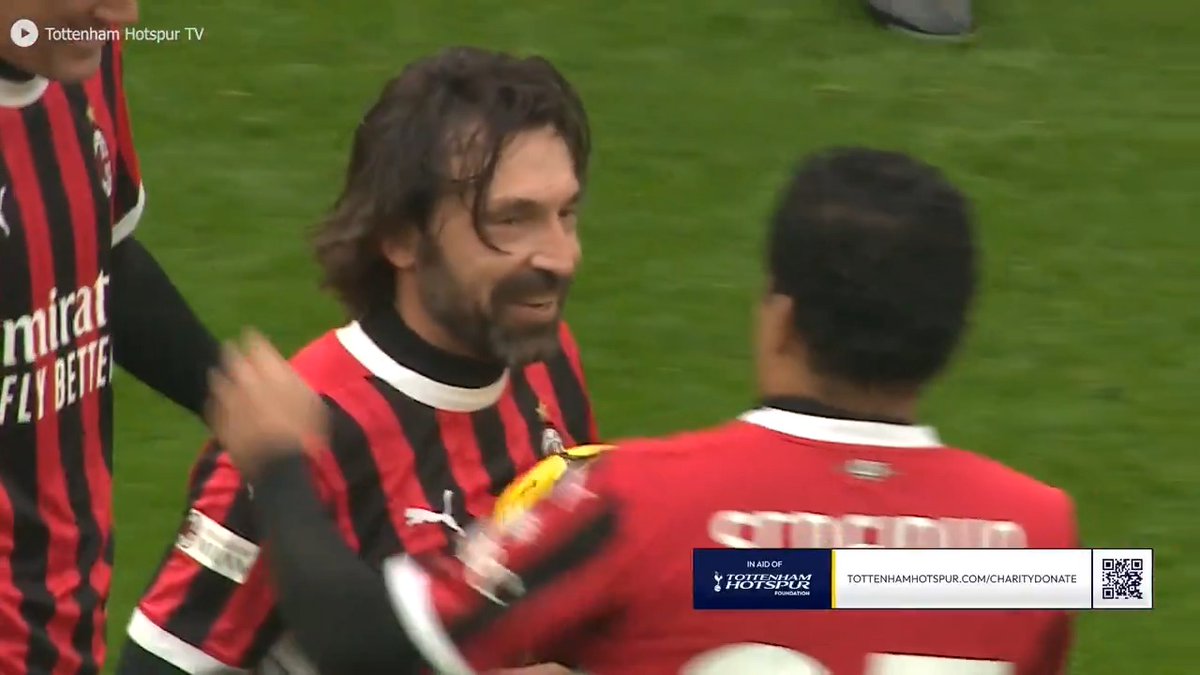 Pure magnificence from Andrea Pirlo 🤌 🎥 Tottenham Hotspur TV