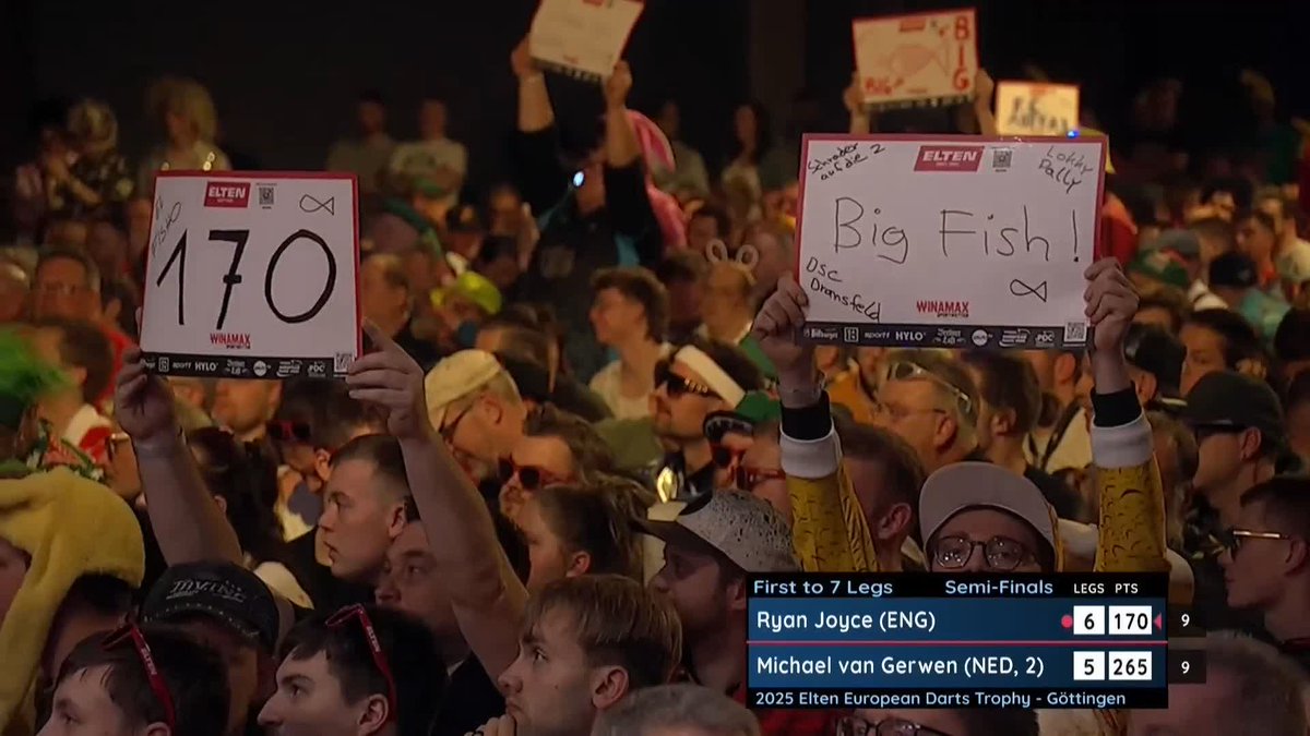 JOYCE DUMPS OUT MvG! Ryan Joyce beats Michael van Gerwen to reach his first Euro Tour final! ๐บ #ET2 | SF