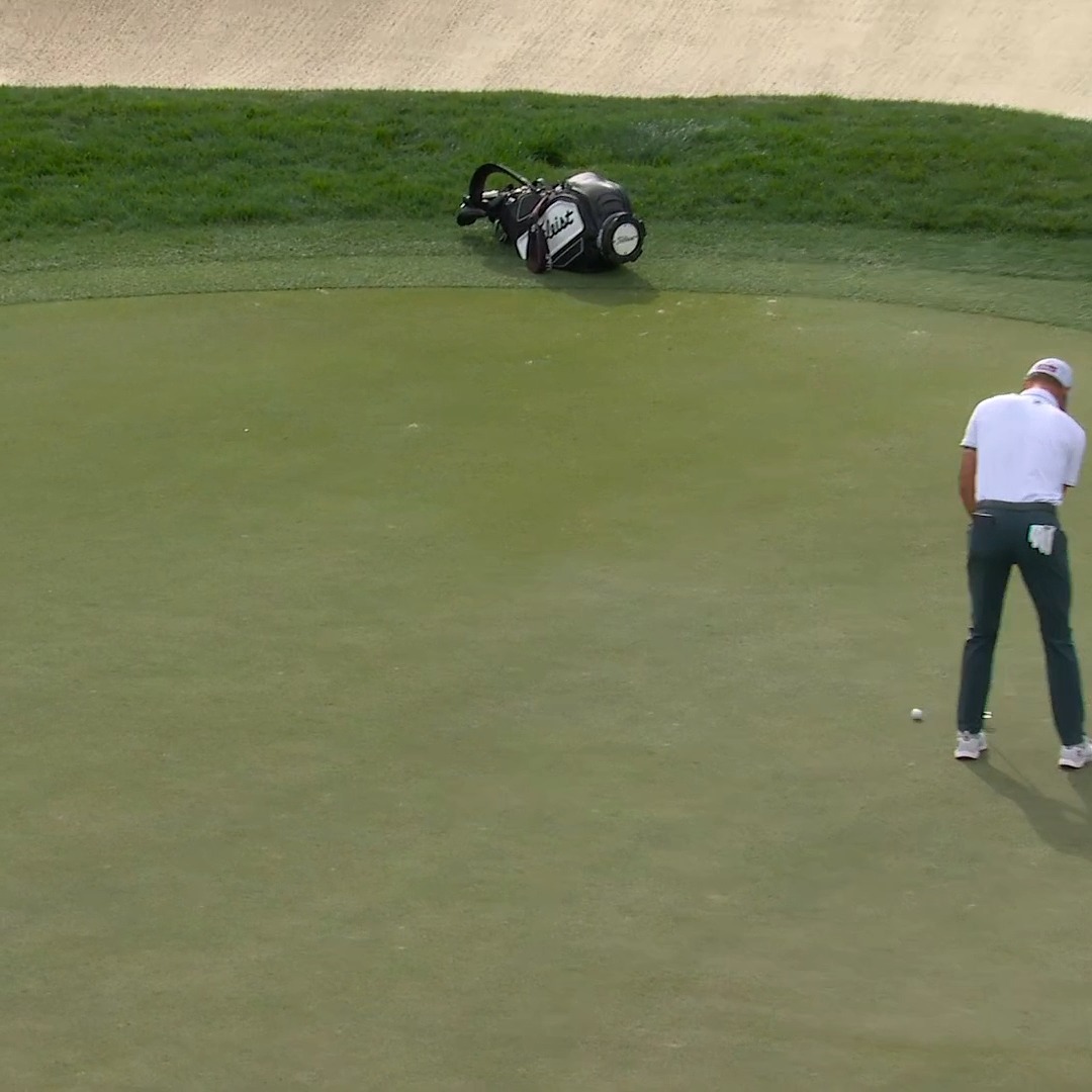 Justin Thomas is a man on a MISSION. 🔥😨 LEADER BY THREE. 📺 NBC &amp; Peacock | Valspar Championship