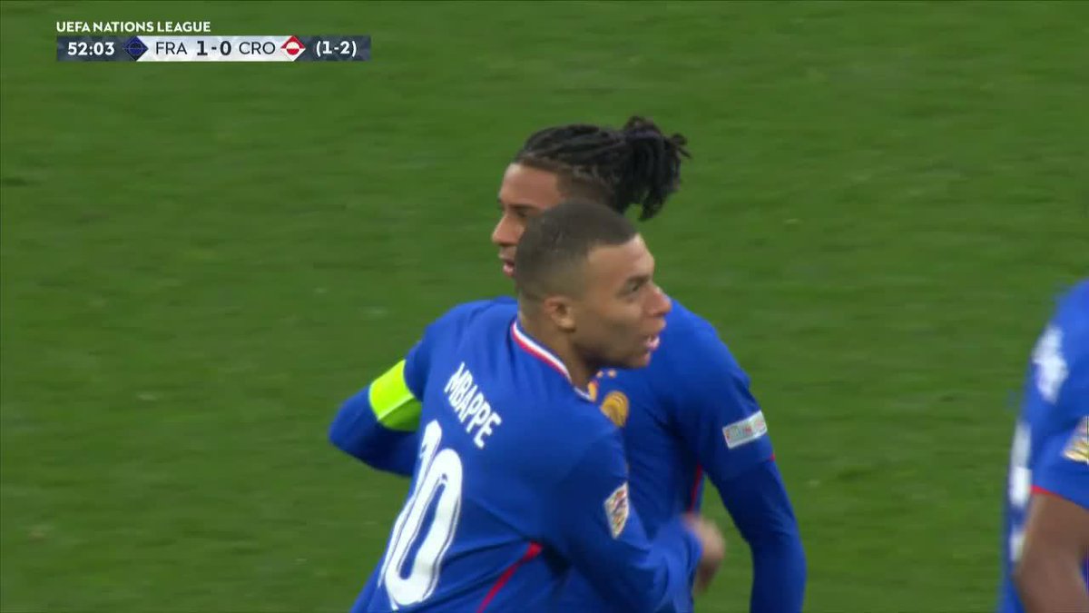 ¡¡LOCURA DE GOLAZO DE TIRO LIBRE DE OLISE PARA EL 1-2 GLOBAL DE FRANCIA ANTE CROACIA!! Habemus PARTIDAZO en el Stade de France... 📺 Toda la #NationsLeague, por #DisneyPlus Premium