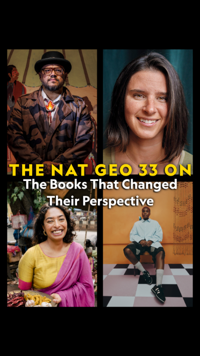 Books allow readers to discover new worlds, new possibilities, and entirely different points of view—our #NatGeo33 honorees share the books that changed their perspective. Learn more about the Nat Geo 33 and their stories: