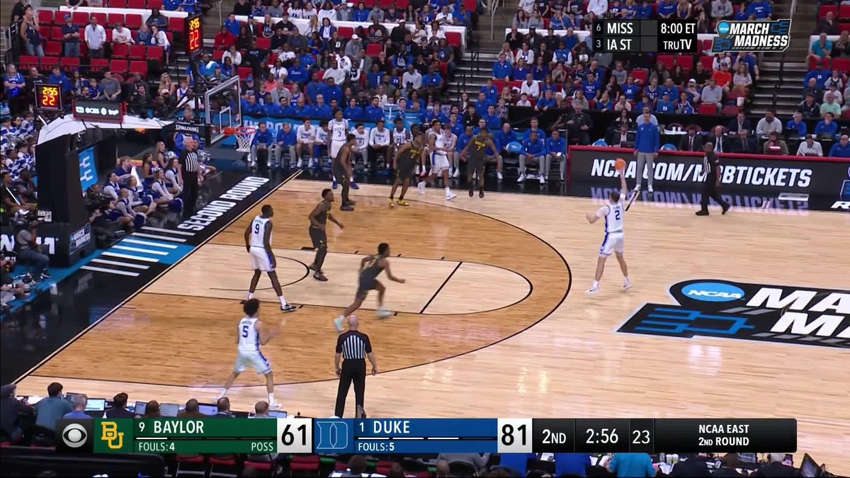 MY GOODNESS TYRESE PROCTOR 😳 #MarchMadness Duke Men’s Basketball