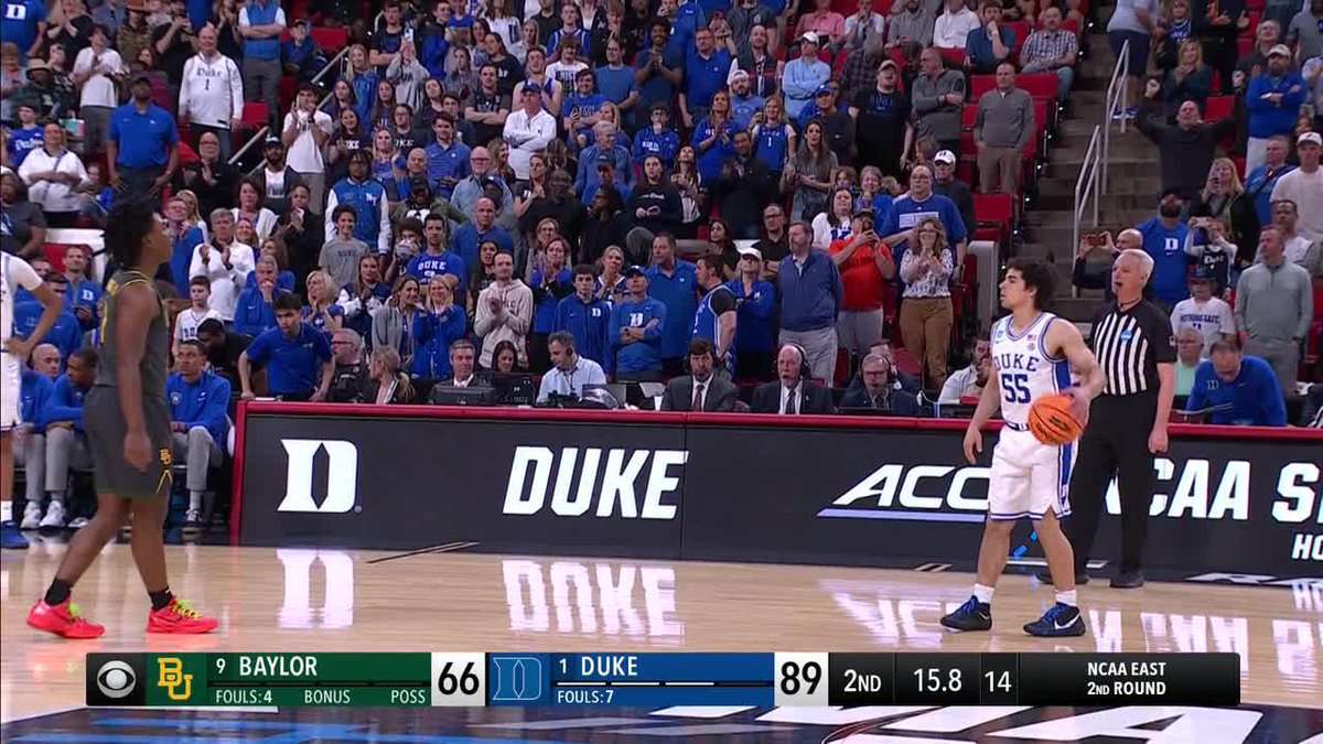 DUKE DOMINATES BAYLOR TO ADVANCE TO THE SWEET 16 🔥