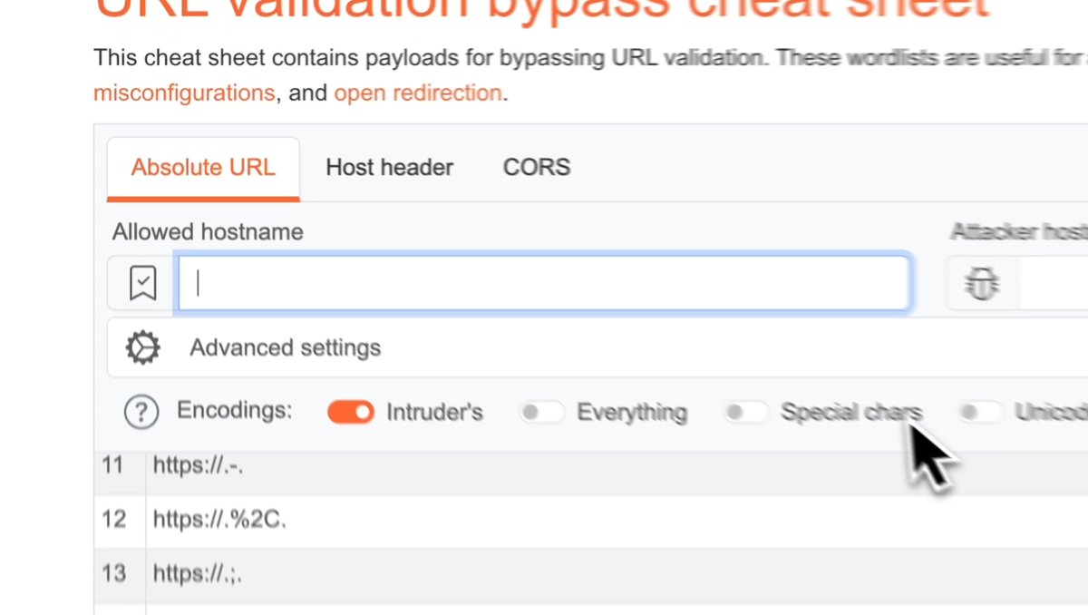 URL validation holding you back? Don't stress, we've got your back! Our URL Validation Bypass Cheat Sheet has 200+ Payloads for all occasions! Check it out: #burpsuite #hacking #bugbounty #pentesting #cybersecurity