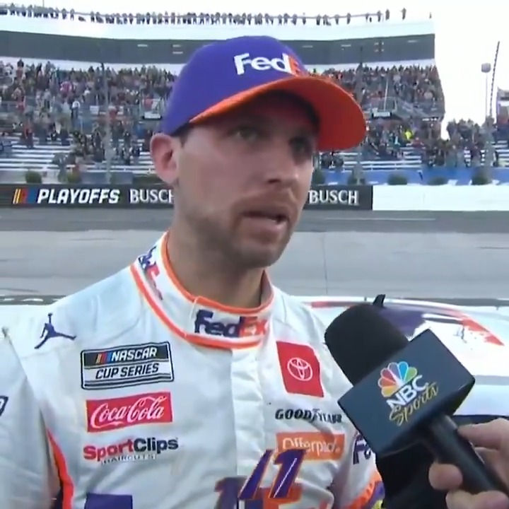 Just gifted Larson the win on a silver platter
