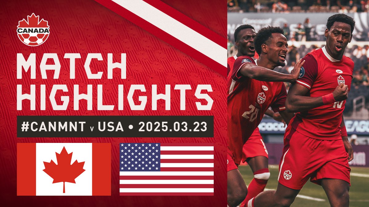 Match highlights // faits saillants #CANMNT ๐จ๐ฆ 2-1 ๐บ๐ธ
