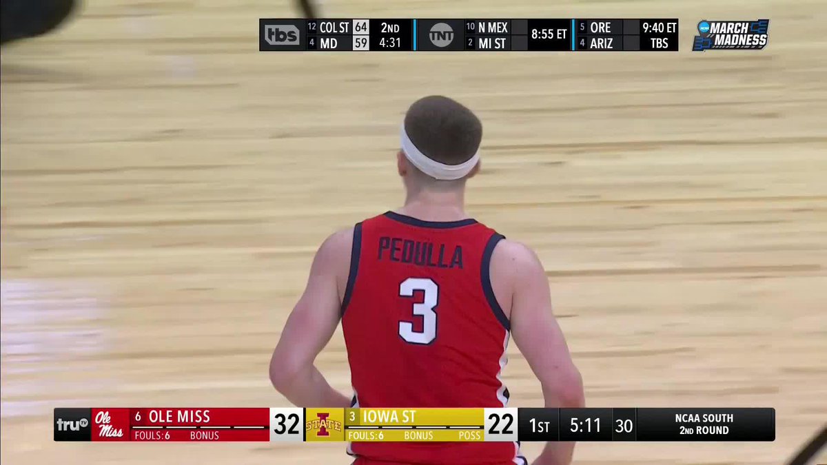 The Pedulla ➡️ Dia connection is 🤌 #MarchMadness