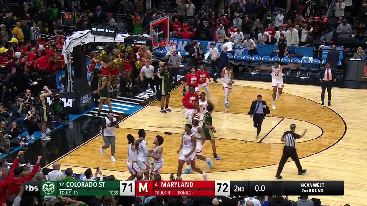 MARYLAND WINS AT THE BUZZER 🤯🤯🤯 DERIK QUEEN GAME WINNER 🔥