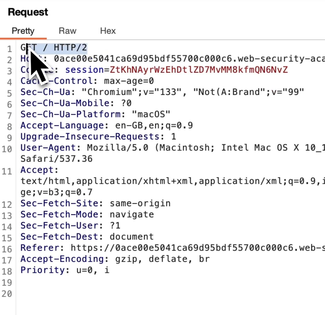 What is HTTP Downgrading, why use it, and how does it work? HTTP/2 is default for most web apps these days, however, it's not uncommon for backend servers to still use HTTP/1.1 causing parsing mismatches between frontend and backend. And that's where HTTP downgrading comes in! But what is it? HTTP downgrading is the process of forcing a request to be processed under HTTP/1.1 instead of HTTP/2. This allows you to manipulate how the frontend and backend servers interpret requests and exploit vulnerabilities unique to HTTP/1.1 parsing such as Content-Length Transfer-Encoding (CL.TE) attacks. How to downgrade HTTP/2 to HTTP/1.1 using Burp Suite 1️⃣ Open Burp Suite and Navigate to Proxy → HTTP History 2️⃣ Locate the request that is currently using HTTP/2. 3️⃣ Send the Request to Repeater 4️⃣ In the Repeater tab, open the "Inspector" panel → Request Attributes → Protocol 5️⃣ Change HTTP Version to HTTP/1.1 6️⃣ Click "Send" in Repeater. If successful, you should receive a valid response, confirming the server accepts HTTP/1.1. And that's it! You've just downgraded the HTTP protocol and confirmed that the frontend server accepts HTTP/1.1! 🥳 You are now ready to smuggle requests! If you want to learn how to exploit this, we've got a Web Academy Lab you need to check out: Thanks for reading! #requestsmuggling #cybersecurity #BurpSuite #hacking #infosec