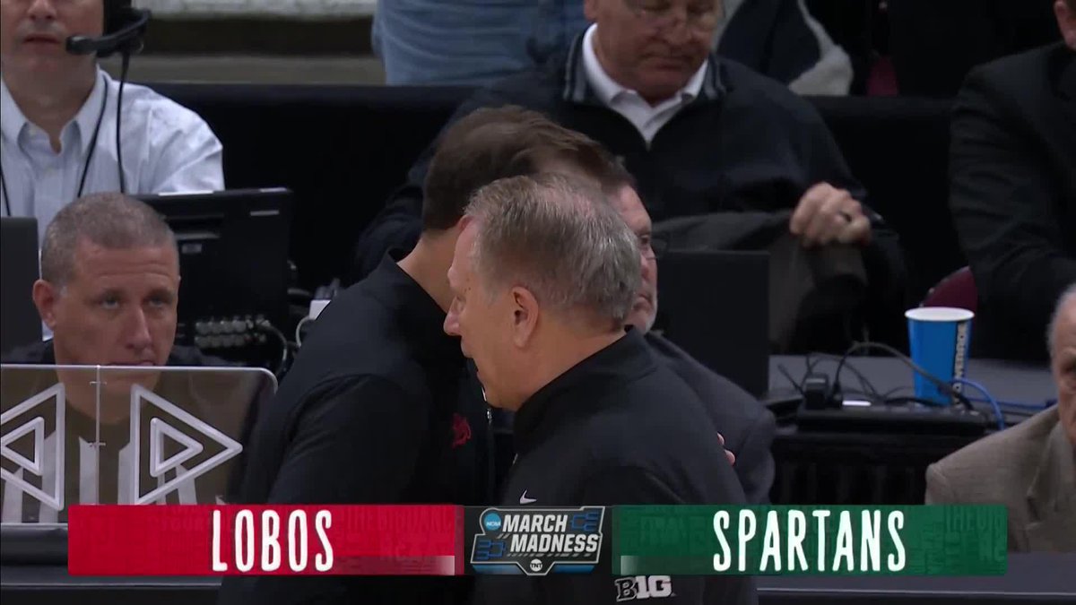 Michigan State hangs on against New Mexico 🙌 The Spartans are Sweet 16 bound 🎟️