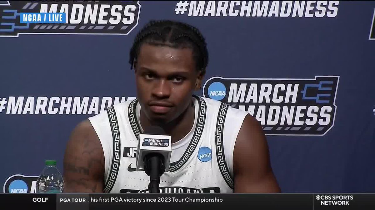 "Coen, we're going to Atlanta, and all of the meals are on you, right guys?" -Tom Izzo Coen Carr's face at the end 😂