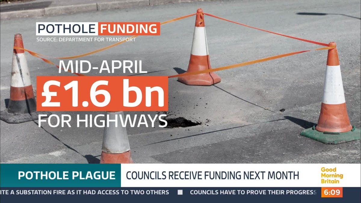 Councils will have to prove their progress when fixing potholes - or face losing cash. From today, they'll have to publish annual progress reports to ensure they get their full share of £500 million from the government. @nickdixonitv reports.