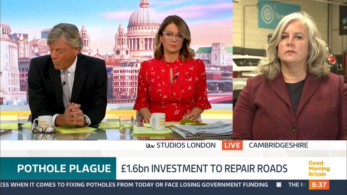 'Why doesn't the road tax go towards filling potholes?' Richard Madeley and Susanna Reid question Heidi Alexander MP.