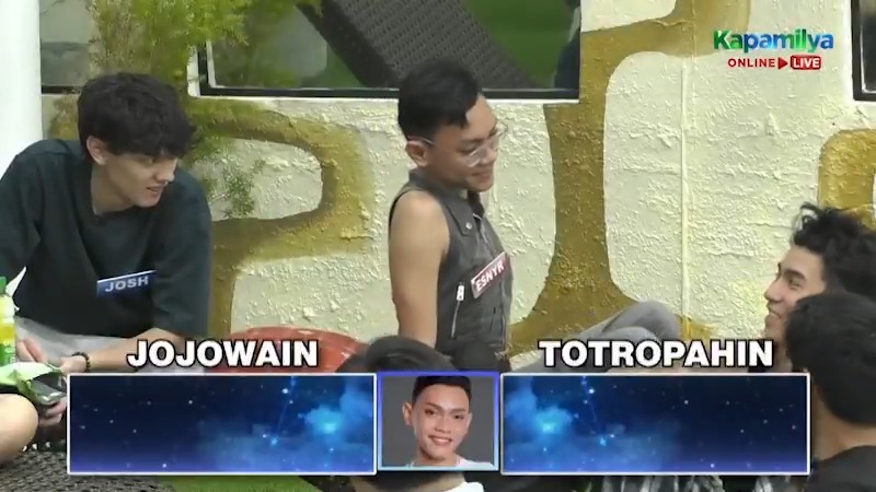 Jojowain o Totropahin? 🤔 Panoorin ang #PBBTheBigCollab LIVE tuwing weekdays, 10:15 PM at weekends, 6:15 PM sa #KapamilyaOnlineLive! #PBBCollabwithGMA #PBBTheBigCollab #KapamilyaOnlineLive