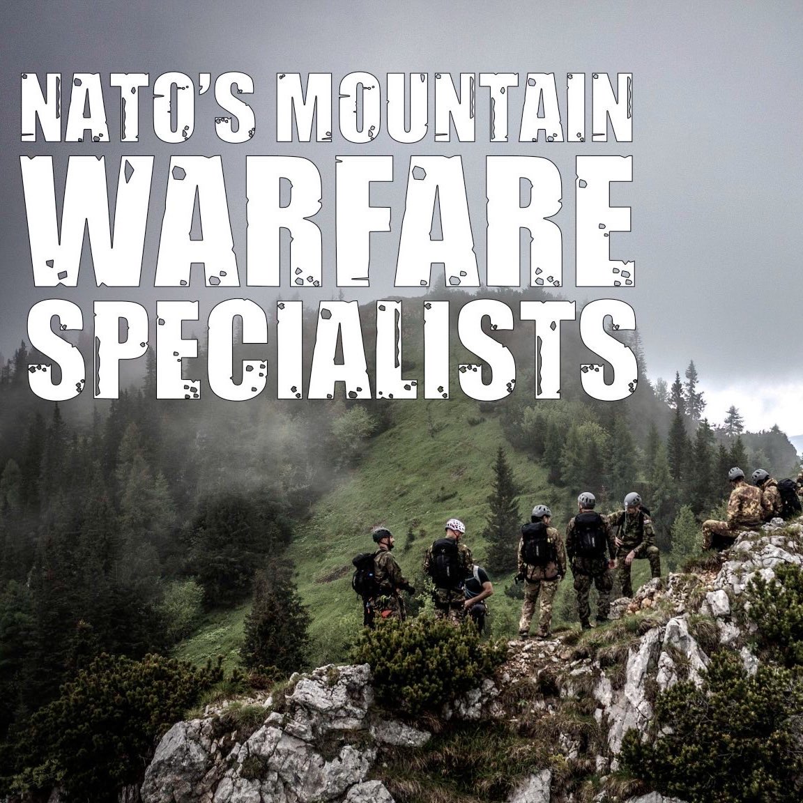 Operating in challenging terrain 🧗 Soldiers from across the Alliance train together to learn how to deal with the tough terrains and conditions in the mountains ⛰︎
