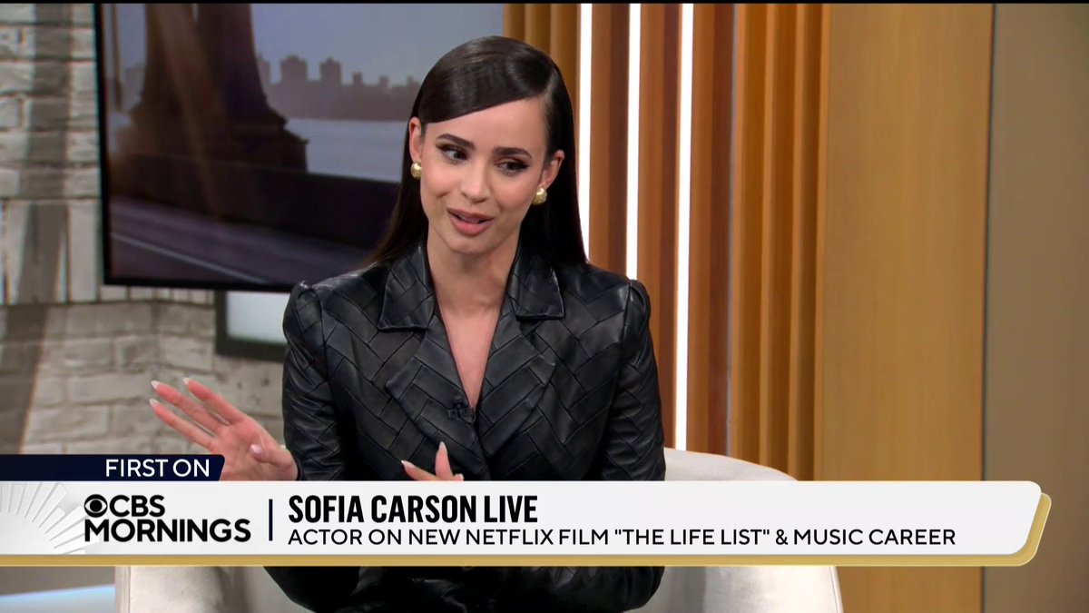 Singer and actor Sofia Carson says “The Life List,” her new Netflix film, “awakened me to life again.” Carson tells CBS Mornings how she connected to her character, Alex Rose, and why she describes her as a “beautiful rainbow mess.”