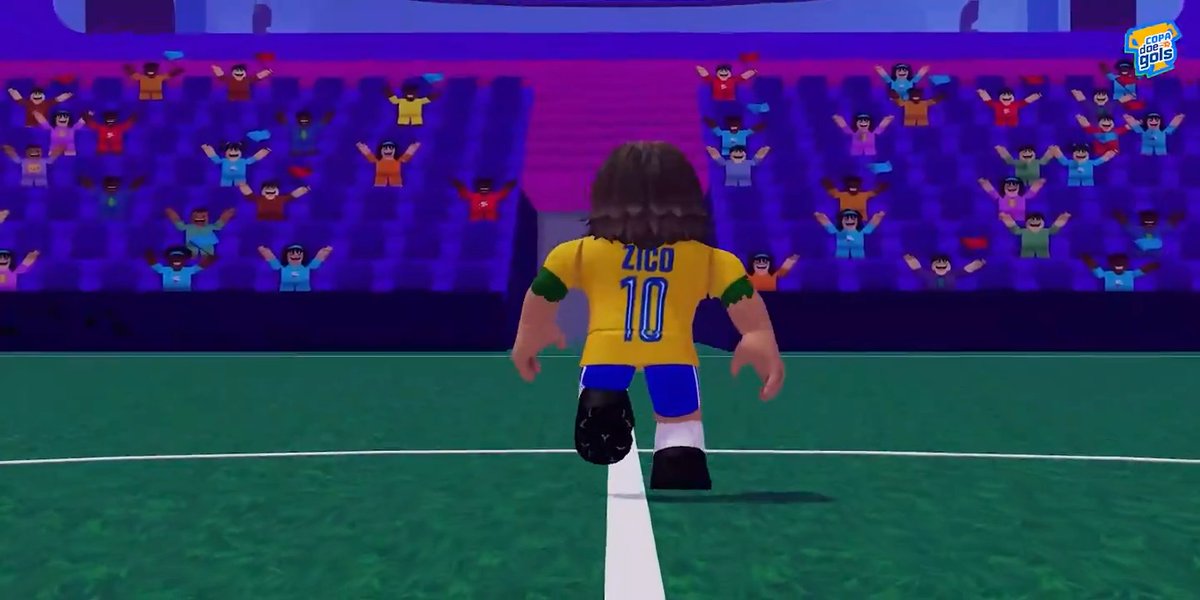 🏆 É tempo de Copa Doe Gols - Especial Zico na sportvland, mundo de sportv lá no Roblox, e você pode assistir tudo com transmissão na TwitchBR. Se liga nas datas: 25/03 e 26/03 - Quartas 01/04 - Semis 12/04 - Final 26/04 - Supercopa 📺: #sportvland