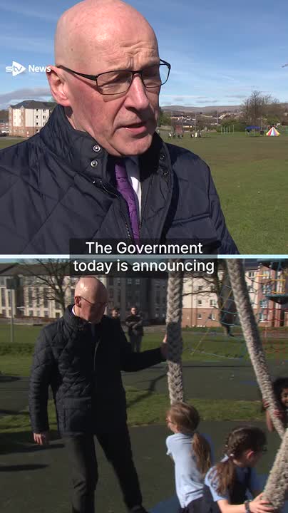 Swinney announces £25m funding to improve play parks