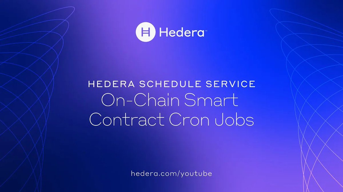 💡 Learn how to schedule a smart contract to execute in the future without any off-chain logic. Jay Cool ℏ shows how to deploy a Lock smart contract &amp; schedule the withdraw function to run after the expiry date, so that the locked amount can be withdrawn automatically. 👇