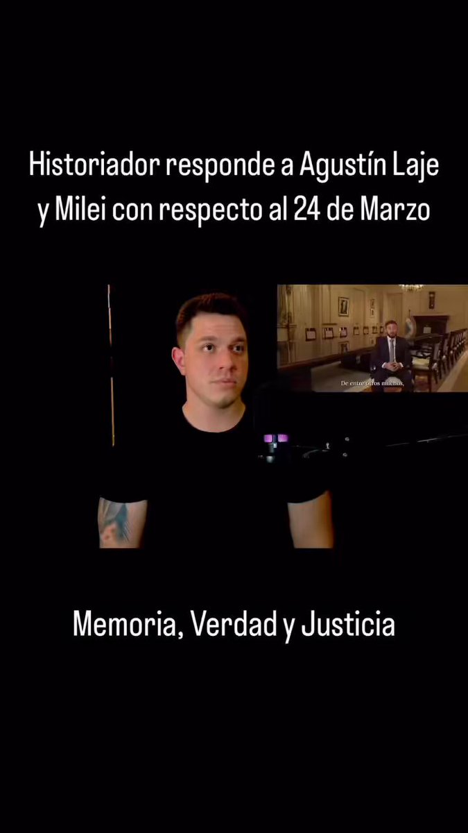 Tomense 2 minutos y escuchen al Profe Borda responderle al imbéc1l de Laje