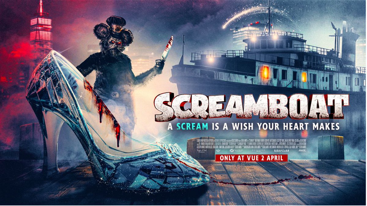 Full Scream Ahead! Terrifier's David Howard Thornton is Steamboat Willie. 'Screamboat' is only at Vue in 🇬🇧 & 🇮🇪 from 2 April 🐭 🎟