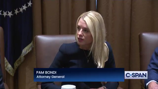 .Attorney General Pamela Bondi: "There is a tremendous amount of fraud. Elon, thank you for your partnership. Thank you for your team. You have uncovered so much fraud in our government and we will prosecute you."
