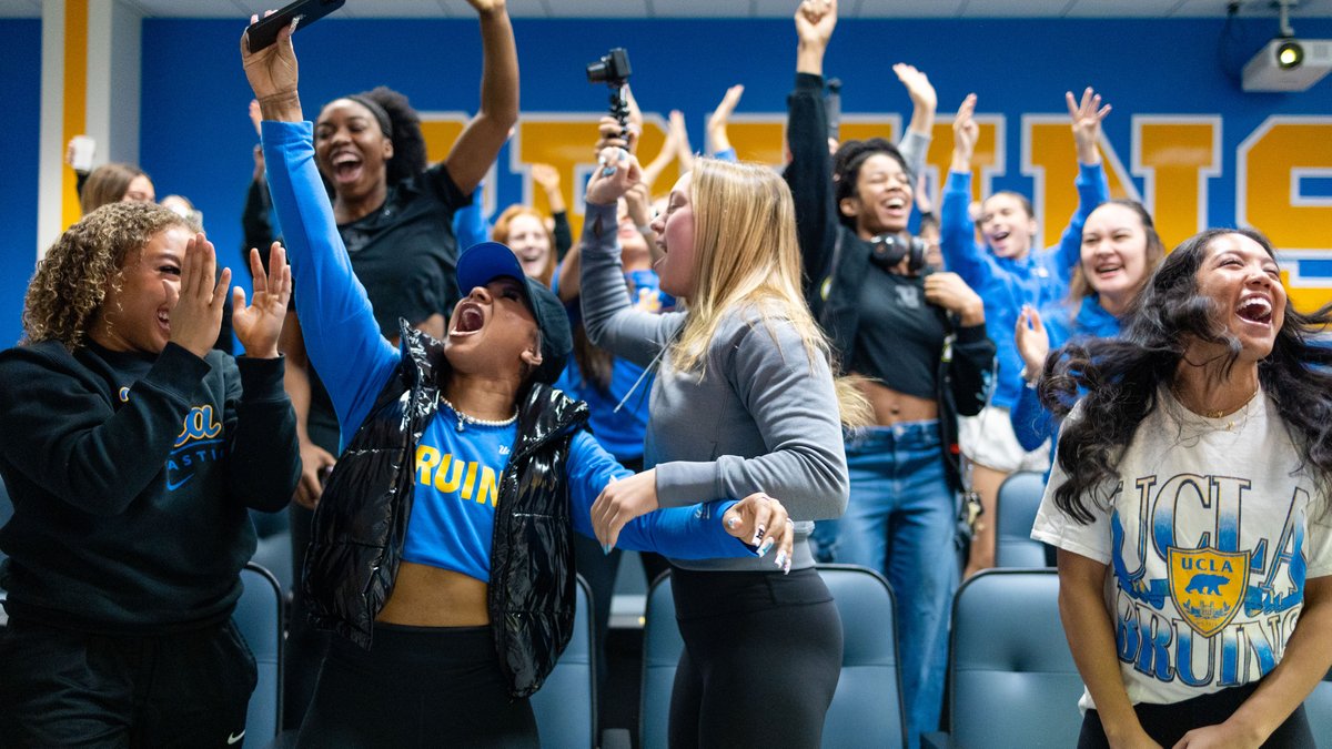 ⚡ The Bruins brought the energy to the NCAA selection show! ⚡