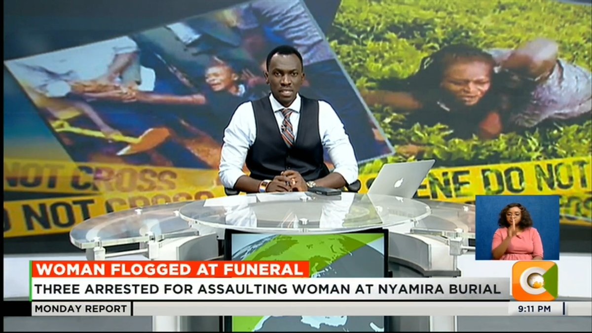 Woman Flogged At Funeral: Three arrested for assaulting woman at Nyamira burial Victim attended the burial of her ex-husband Mellen Mogaka refused to take part in a burial ritual Police schedule identification parade for Tuesday #CitizenMondayReport Trevor Ombija, HSC